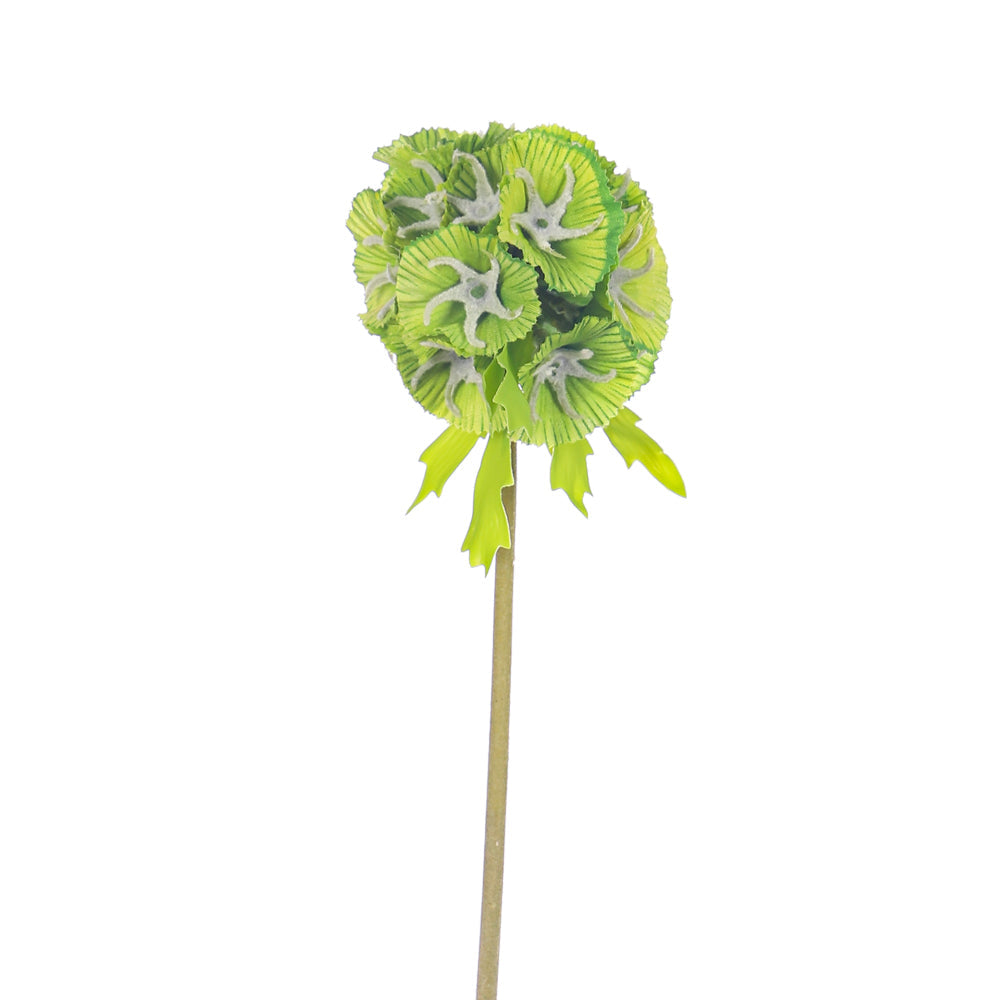 Artificial Scabiosa Pods Flower Stem