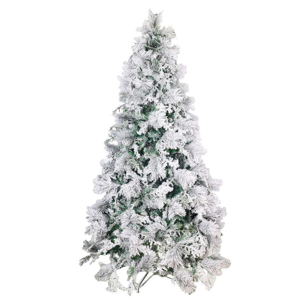 1 Piece Artificial Flocked Pine Christmas Tree  ( Chirstmas Tree only, Ornaments not Included)