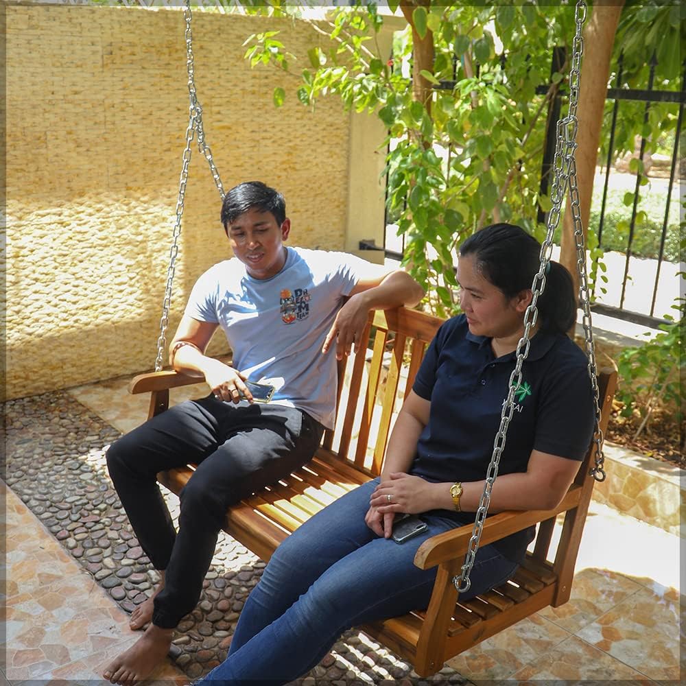 أرجوحة شرفة خشبية