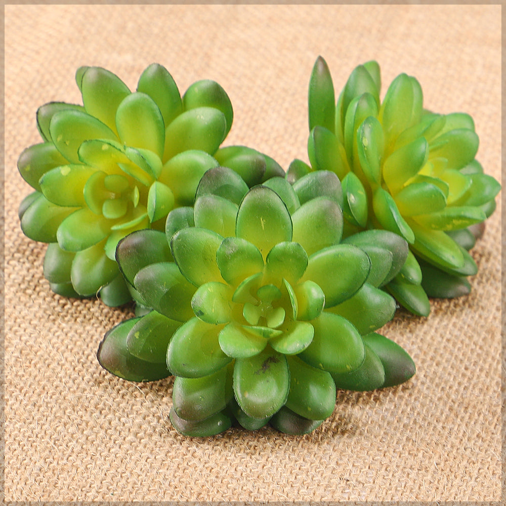 Realistic Lotus Flower Succulent(without vase)