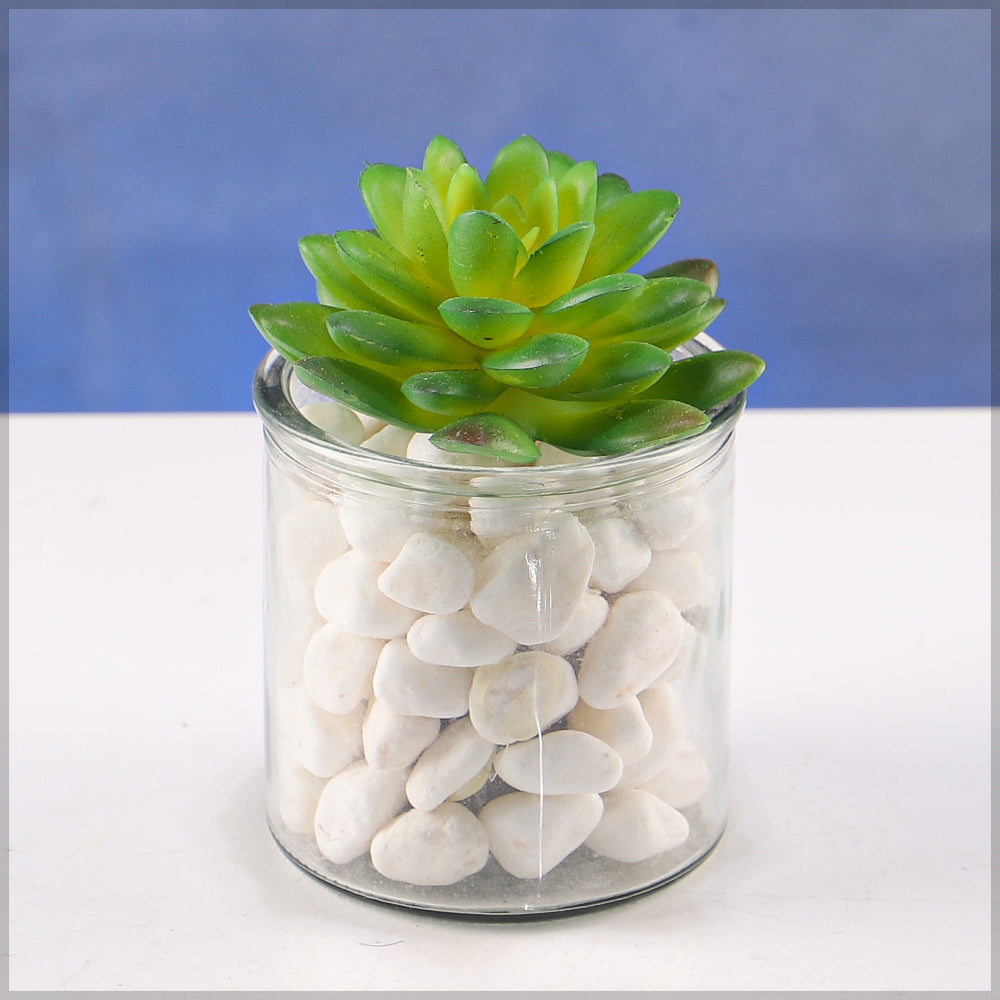 Realistic Lotus Flower Succulent(without vase)