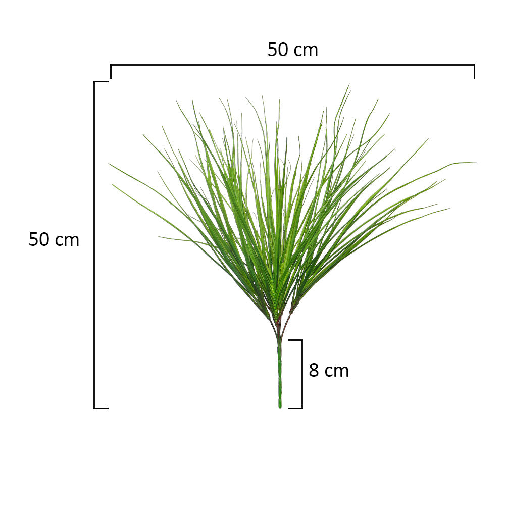 Artificial Onion Grass Single  Bush(without vase)