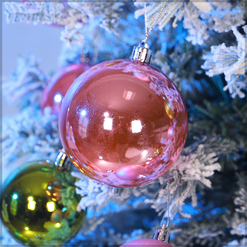 كرات عيد الميلاد الزخرفية 10 سم