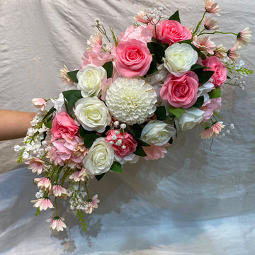 Blush & Ivory  Rose Bouquet for display purposes only (non-sale)