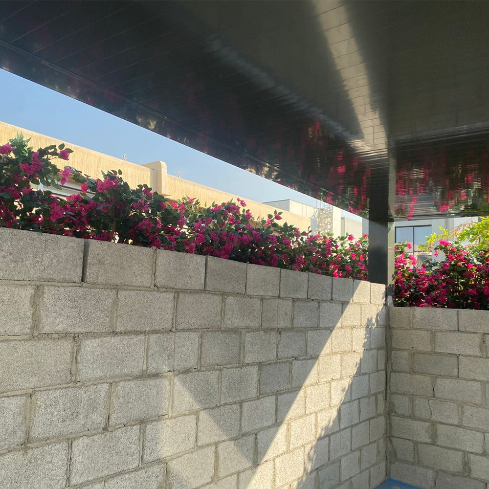 حدود شرفة بالبوغنفيليا للعرض فقط (غير معروض للبيع)
