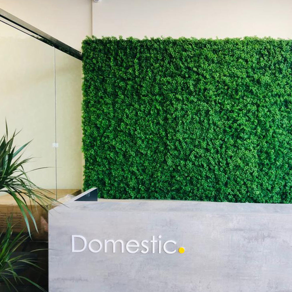 Front Office Grass Wall Panels for display purposes only (non-sale)