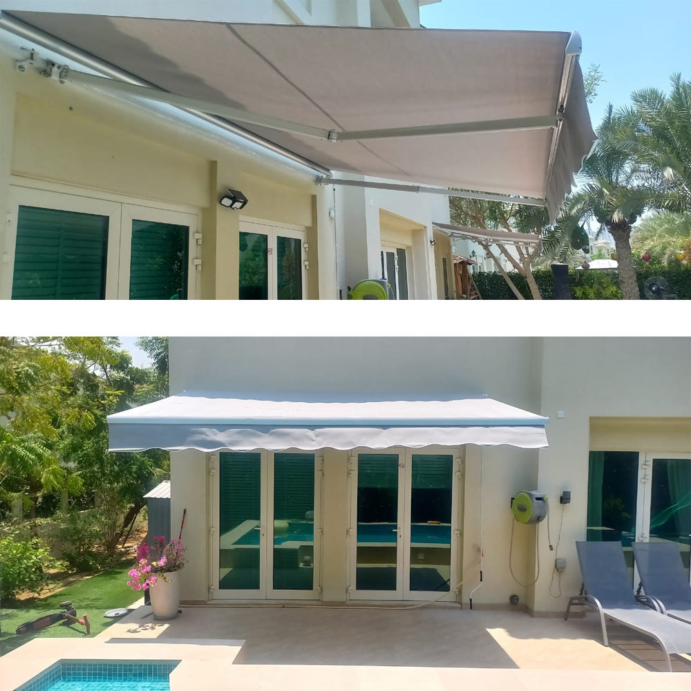مظلة شمسية 400 سم × 250 سم
