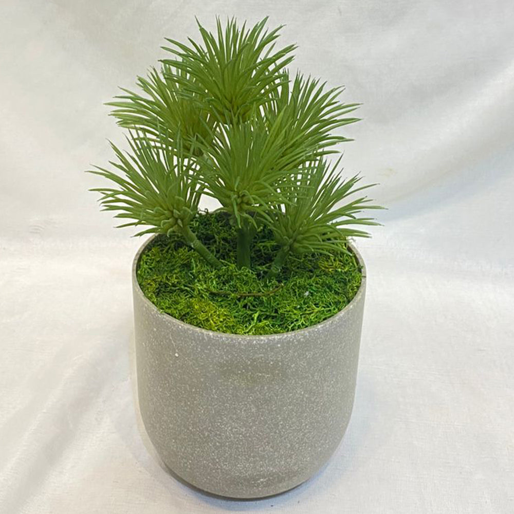 🌿 Elegant Marble Faux Succulent Planter Collection | Modern Green Décor