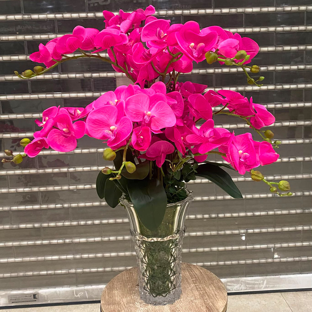 Elegant Pink Orchid Floral Arrangement  for display purposes only (non-sale)