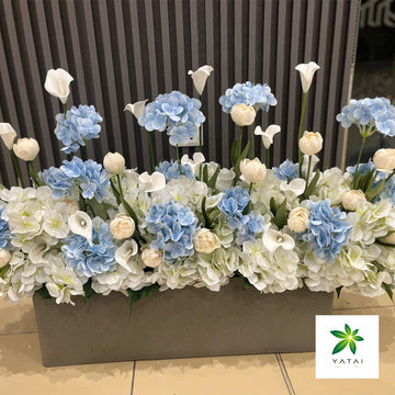 💙 Elegant Blue & White Floral Arrangement for display purposes only (non-sale)