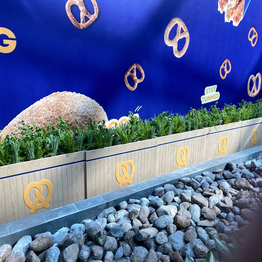 Enhanced Entrance with New Greenery for display purposes only (non-sale)