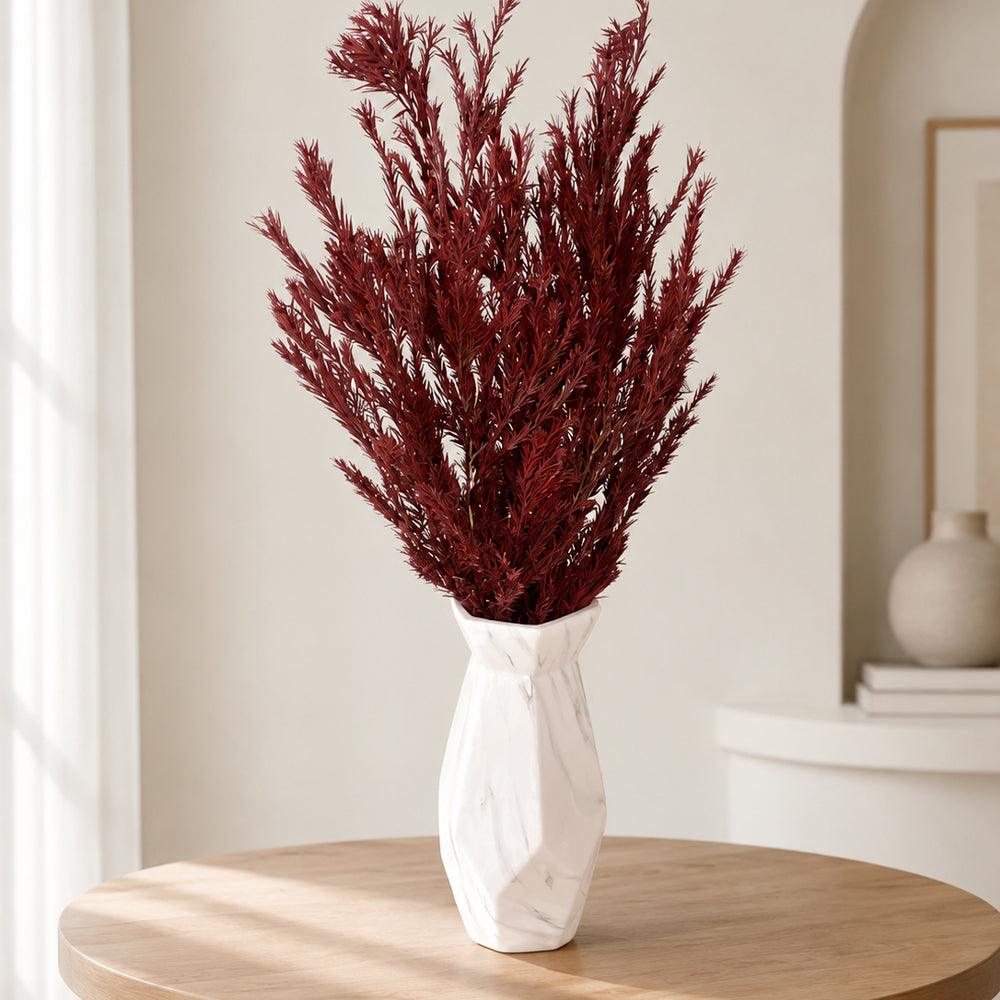 Natural Dried Needle Leaf Stems(vase not included)