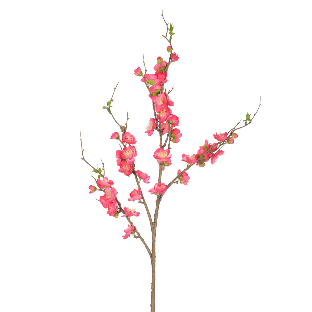 غصن واحد من أزهار الكرز الصناعية (بدون مزهرية)