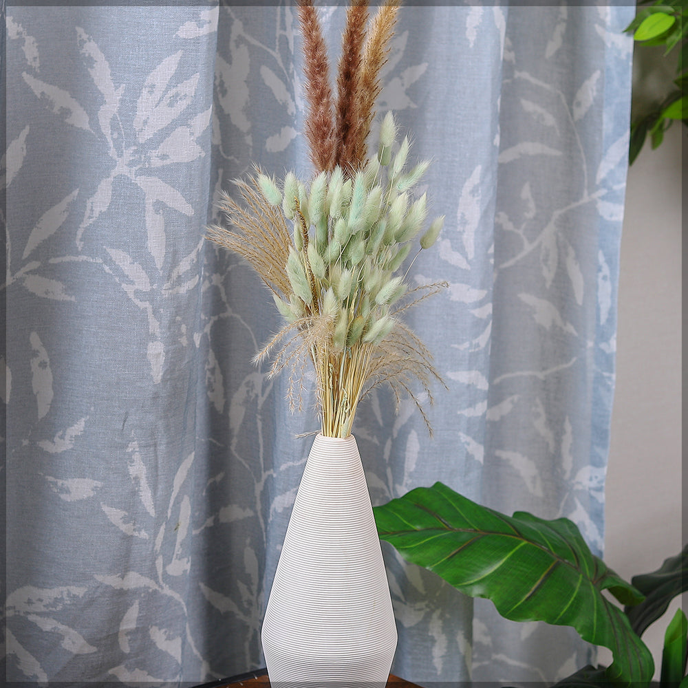 ذيل الأرنب المجفف المحفوظ (بدون مزهرية)