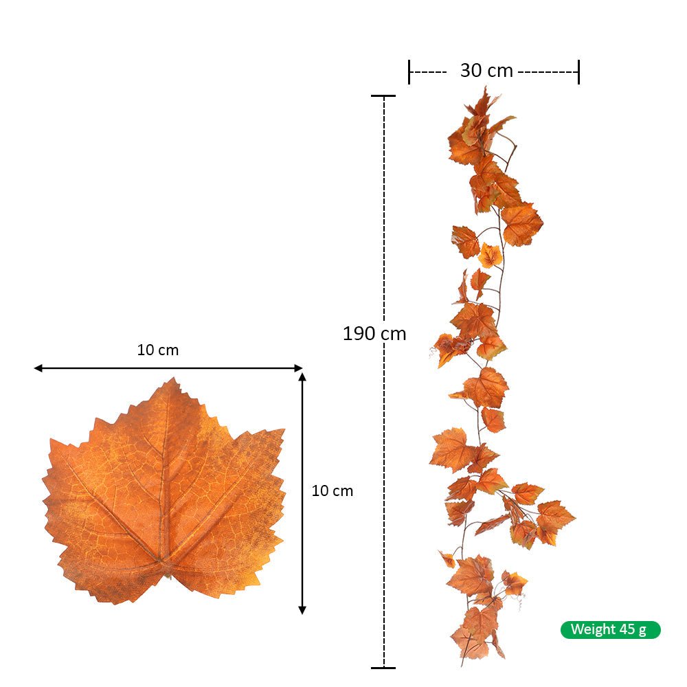 Artificial Maple Leaf Garland