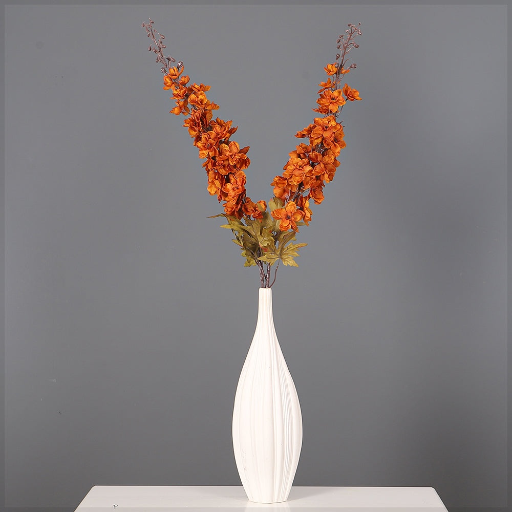 Single Stem Artificial  Delphinium Flower  without Vase