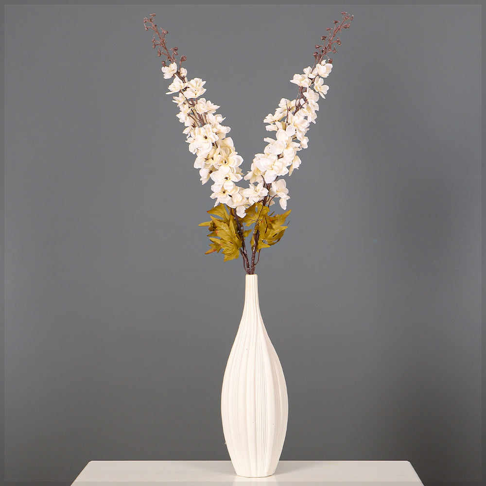 Single Stem Artificial  Delphinium Flower  without Vase