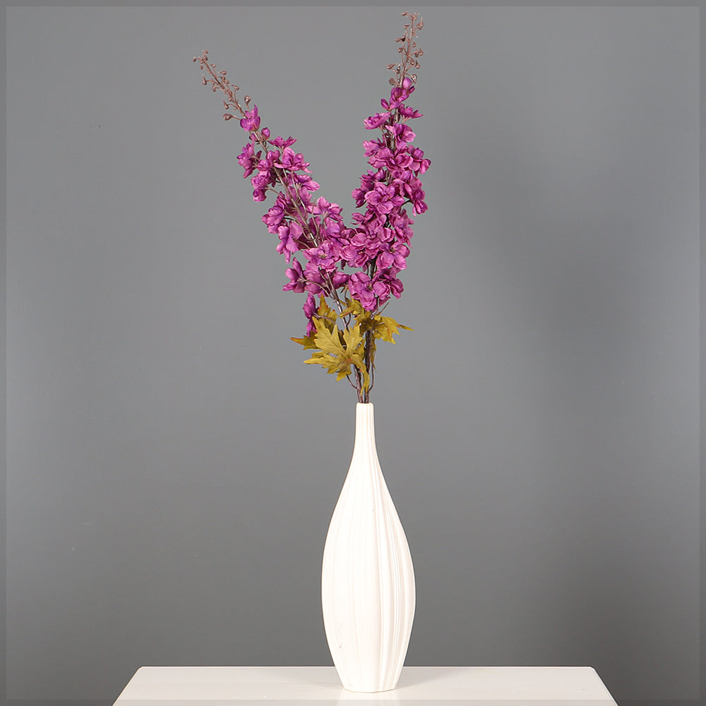 Single Stem Artificial  Delphinium Flower  without Vase