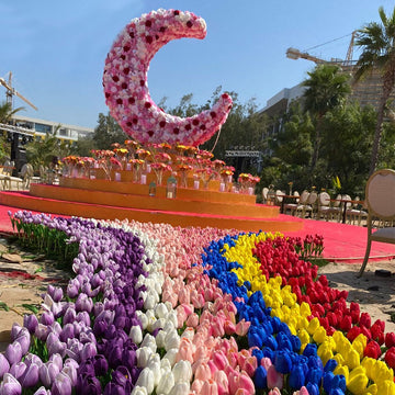 احتفال حديقة بهلال الزهور للعرض فقط (غير معروض للبيع)