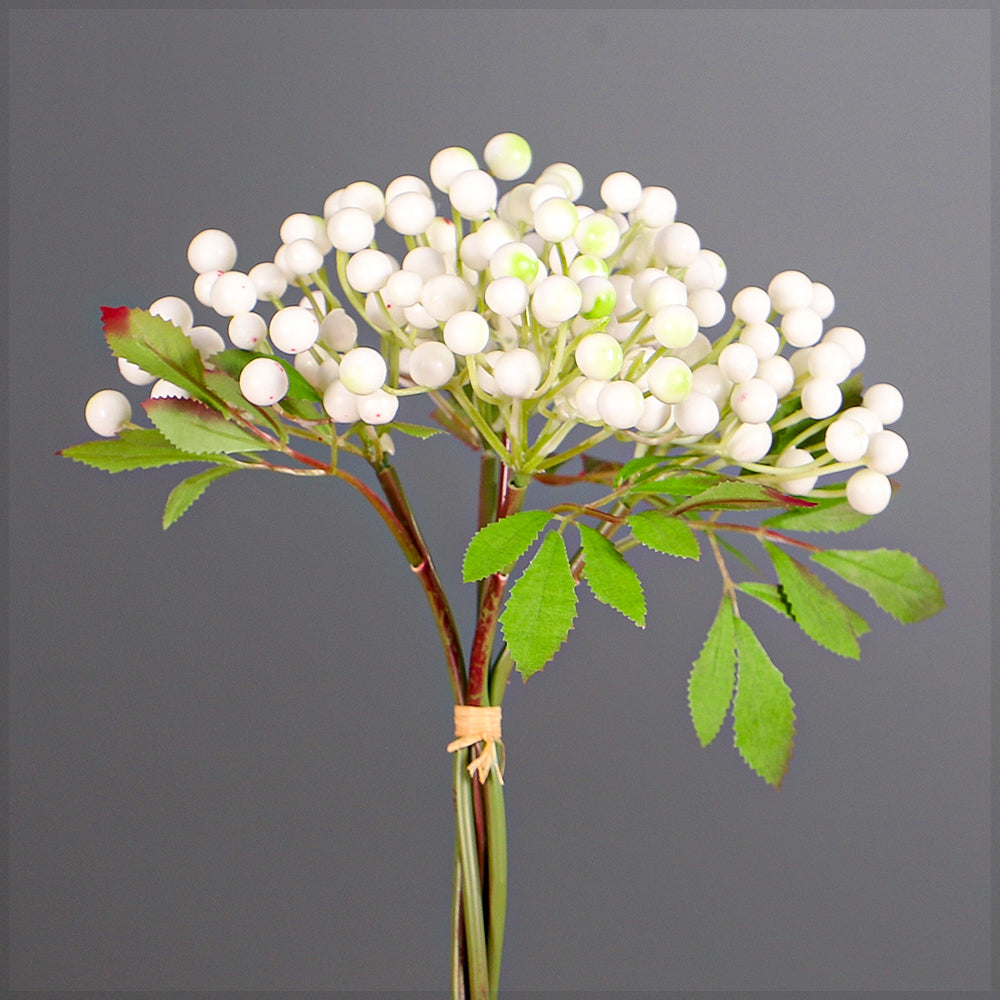 كرات توت صناعية في باقة واحدة (بدون مزهرية)