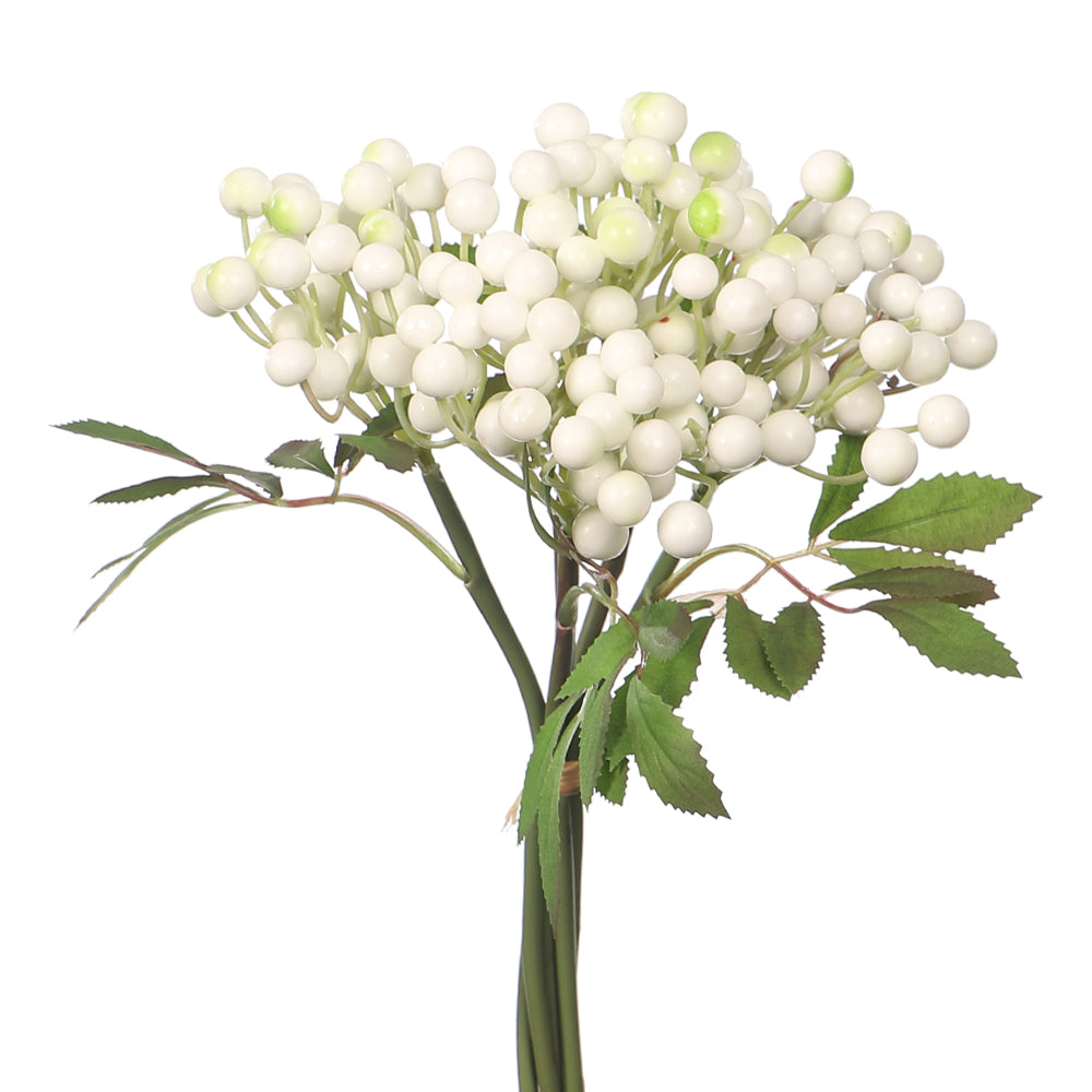 كرات توت صناعية في باقة واحدة (بدون مزهرية)