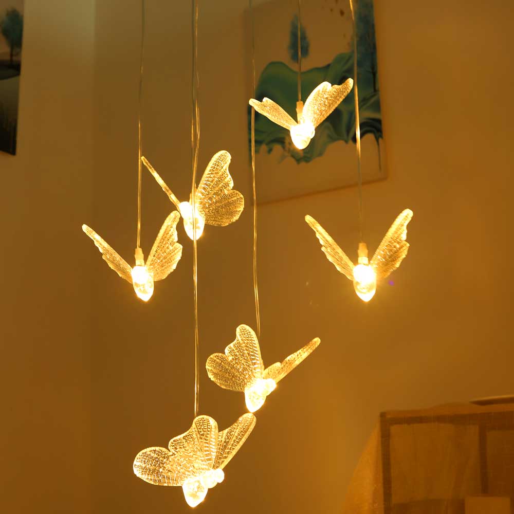 مصباح سقف على شكل نحلة بـ 10 مصابيح LED