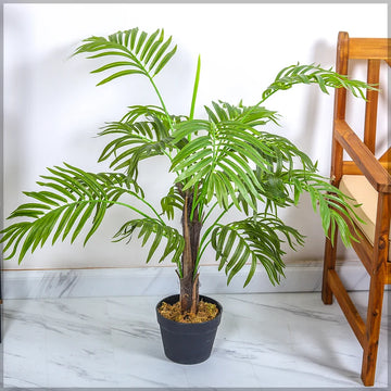 Decorative Artificial Green Palm Plant 1.1m High