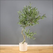 Faux Olive Tree 160cm (with black nursery pot)