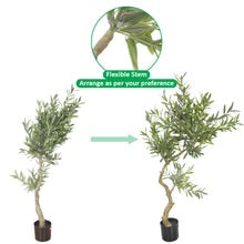 Faux Olive Tree 160cm (with black nursery pot)