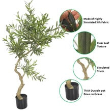 Faux Olive Tree 160cm (with black nursery pot)