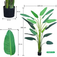 Artificial Banana Plant 3m High