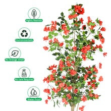 Artificial Bougainvillea Tree 220cm Tall(with black nursery pot)