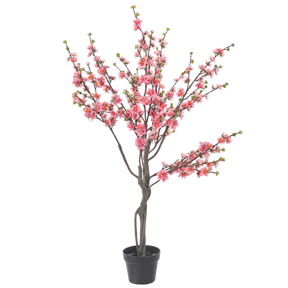 Cherry Blossom Artificial Tree(with black nursery pot)