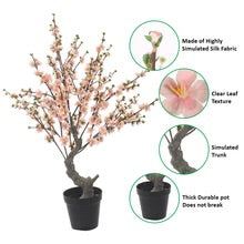 Realistic Artificial Cherry Tree(with black nursery pot)