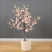 Faux Sakura Flower Tree(with black nursery pot)