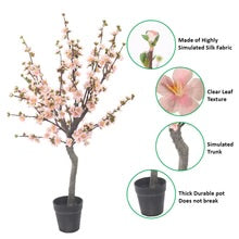 Faux Sakura Flower Tree(with black nursery pot)