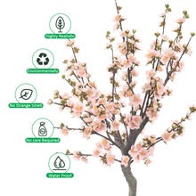 Faux Sakura Flower Tree(with black nursery pot)