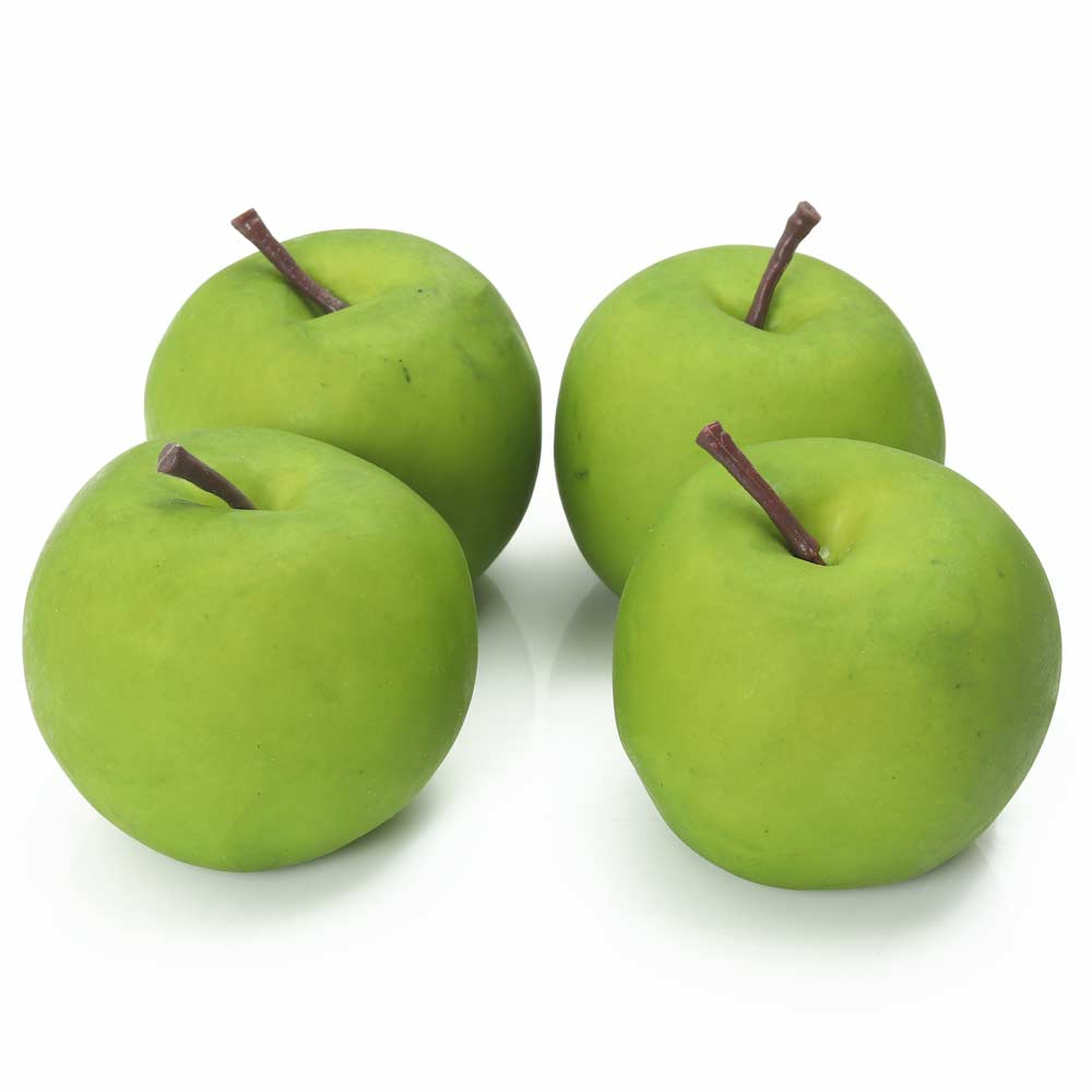 تفاحة زخرفية صناعية (قطعة واحدة)