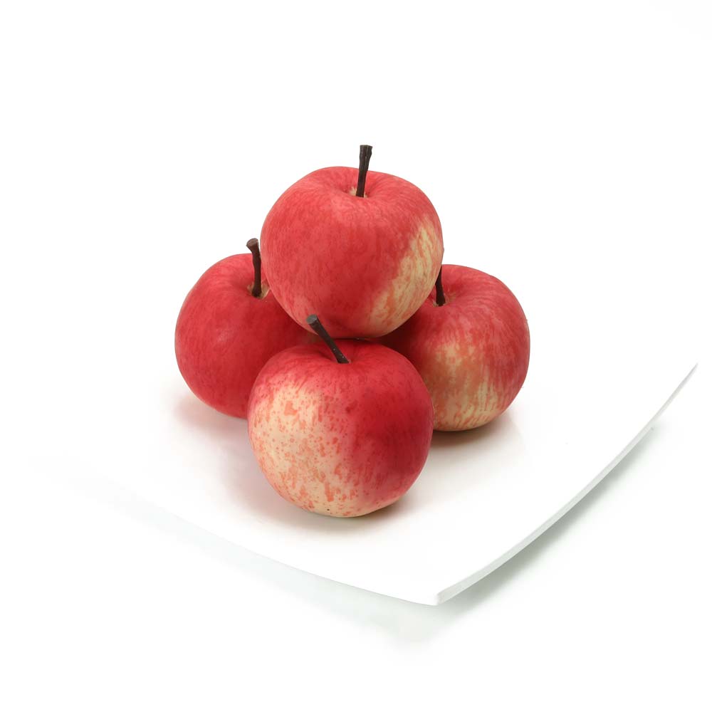 تفاحة زخرفية صناعية (قطعة واحدة)
