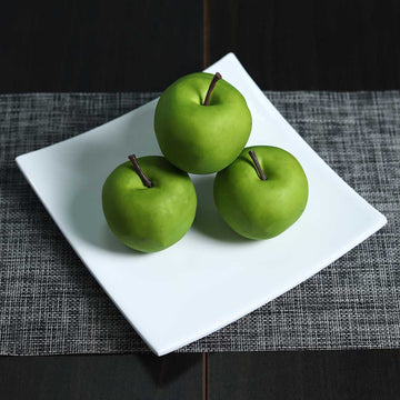 تفاحة زخرفية صناعية (قطعة واحدة)