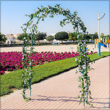 قطعة واحدة قوس حديقة زخرفي (القوس فقط)