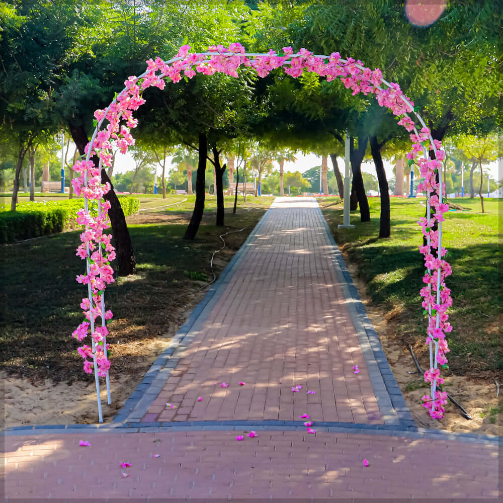 قطعة واحدة قوس حديقة زخرفي (القوس فقط)