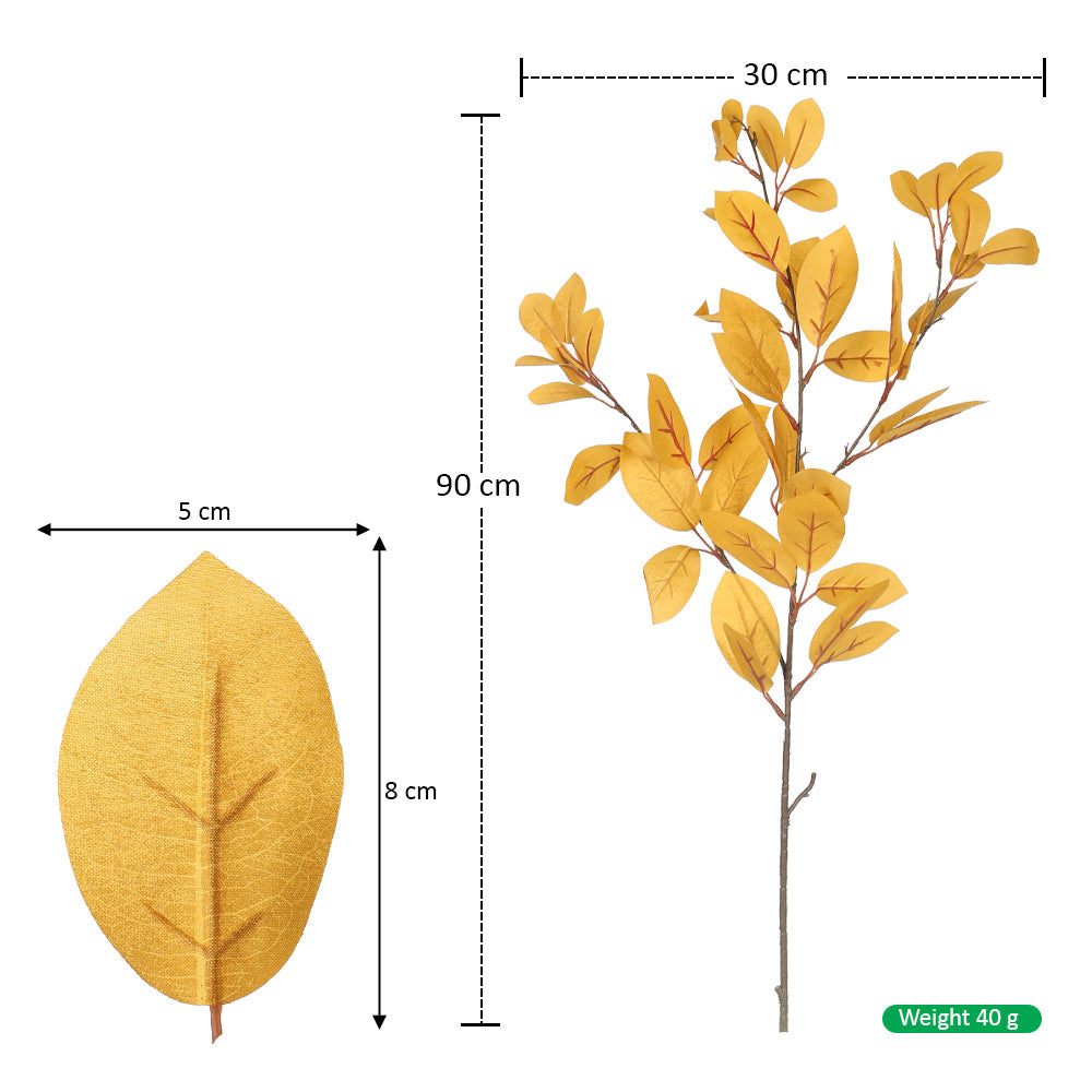 90cm Artificial Autumn Eucalyptus Stems(without vase)