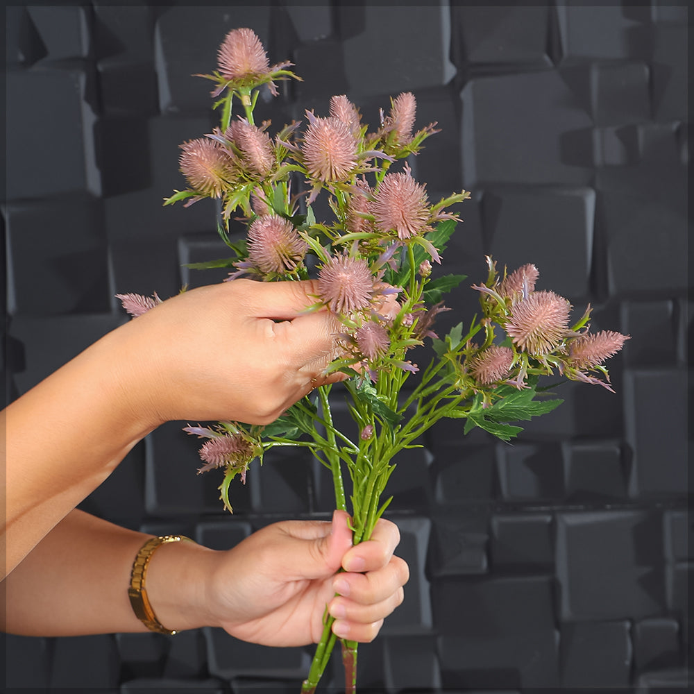 باقة زهور الشوك الصناعية (بدون مزهرية)
