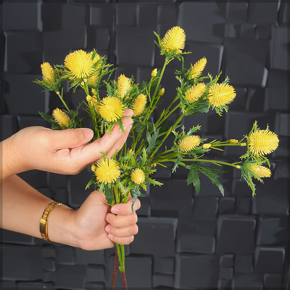 باقة زهور الشوك الصناعية (بدون مزهرية)