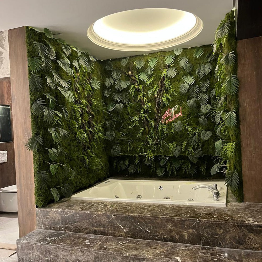 🌿 ملاذ استحمام سبا غابة فاخر 🌿 للعرض فقط (غير معروض للبيع)
