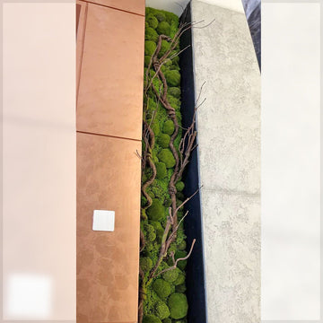 فاصل مساحات أخضر عصري للعرض فقط (غير معروض للبيع)
