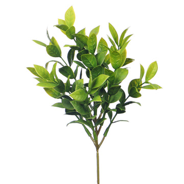 باقة أوراق خضراء صناعية مقاومة للأشعة فوق البنفسجية