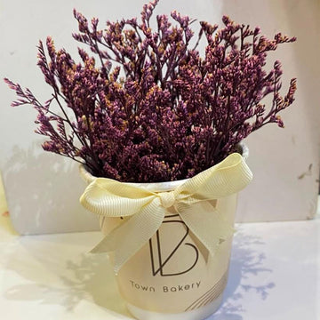 Purple Limonium Dried Flower Bunch for display purposes only (non-sale)