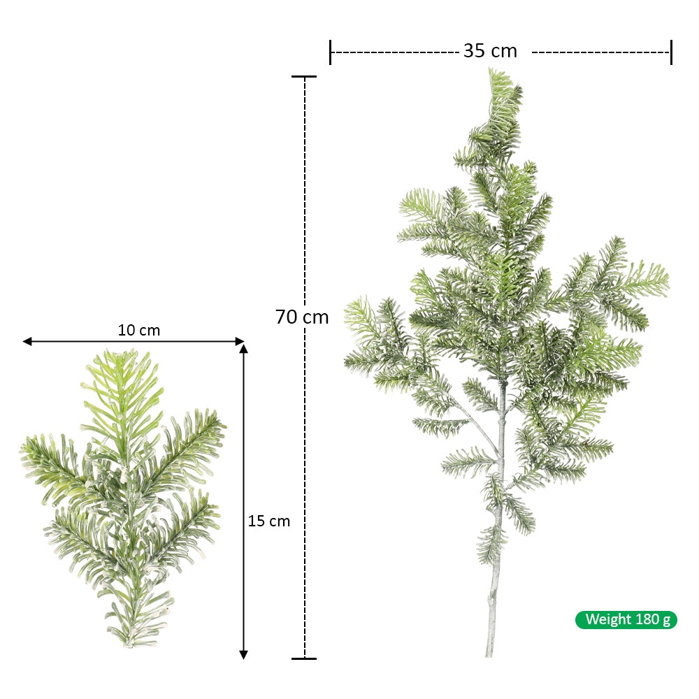 غصن صنوبر صناعي 70 سم (بدون مزهرية)